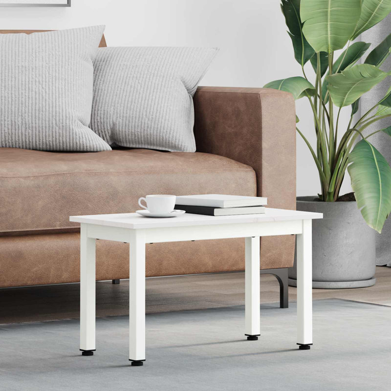 Coffee Table, Natural, Black, 36cm. H x 60cm. L x 30cm. W