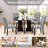 Round Dining Table for 4