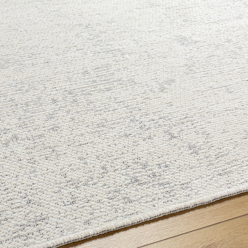 Aytekin Chenille Washable Abstract Indoor Rug, Rectangle 9'2" x 12'