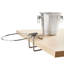 Stainless Steel Table-Mounted Wine Bottle Chiller