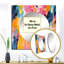 Colourful Paint Swirl Bliss III Mirror-100991425