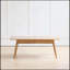 Table basse en bois massif naturel avec tablette de rangement, parfaite pour le bureau personnel et facile à assembler, 44 cm-475650767