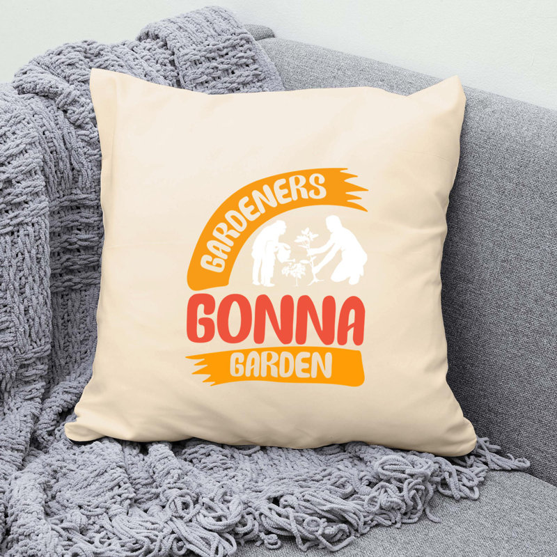 Polyester/Polyester Blend Reversible Throw Pillow, 20"H x 20"W