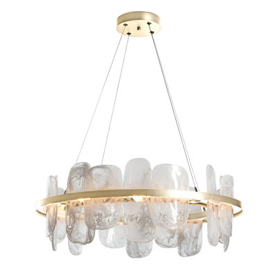 Luminaire suspendu à 1 lumière DEL Vitre