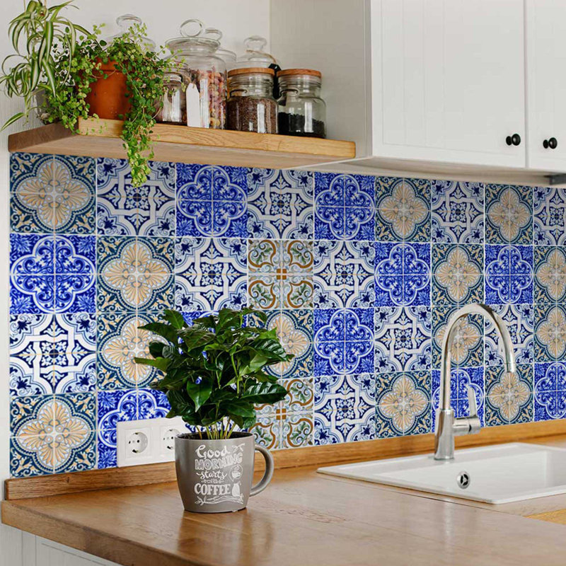 Vinyl Peel and Stick Field Tile, L 8 po x l 8 po