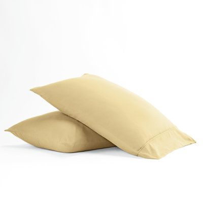 Premium Double-Brushed Pillow Case Set