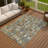 Machine Washable Indoor/Outdoor Jourdan ACN2377 Stripes Rug-2054853553