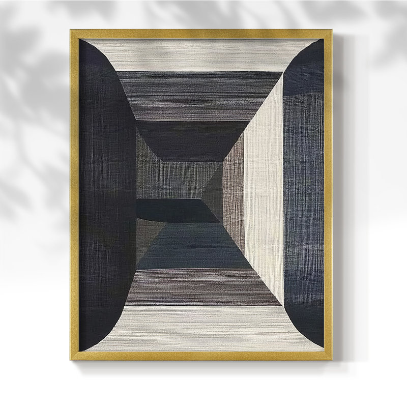 "ABSTRACT Series DCL XXV" par J Paul, Or, H 15 po x l 12 po
