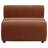 Byrne Velvet Upholstered Armless Chair Rust