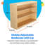 Bibliothèque mobile réglable