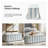 Lessman 46.5" Farmhouse Storage Bench with Removable and Machine-Washable Slipcover-125718245