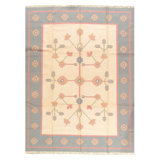 Watasha Hand Woven Cotton and Wool Oriental Area Rug