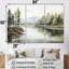 Ensemble de décoration murale scandinave Lake Tranquility - River-107743524-107743527