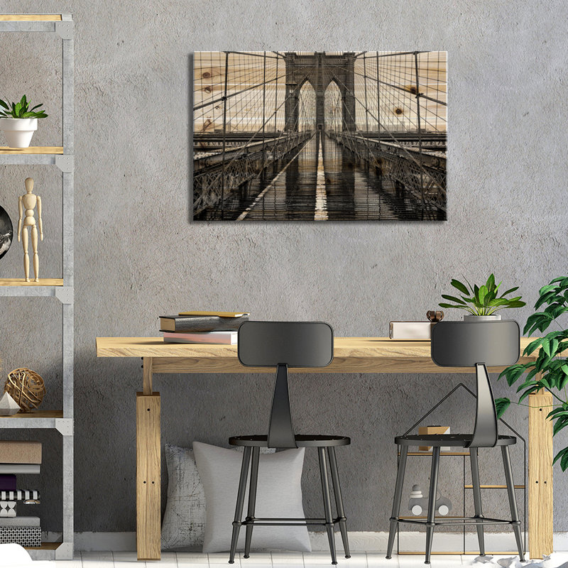 Pont de Brooklyn, L 40 po x H 26 po