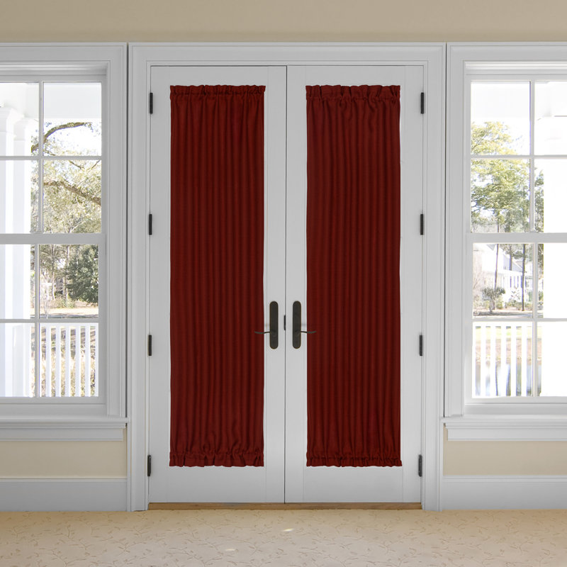 Panneau de rideau simple Lamesa, Marsala, L 25 po x L 72 po