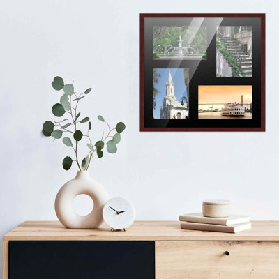 Wood Picture Frame with Mat