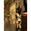 Lampe sur pied recouverte de tissu moelleux Zen Art Iron Iron Wood