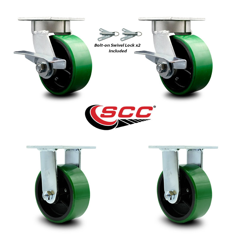 Poly Kingpinless sur roulettes, Vert