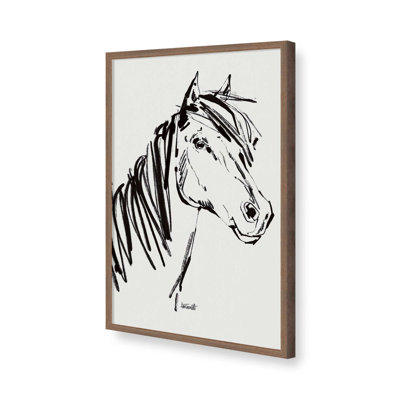 Reproduction d'art à cheval par Anne Tavoletti