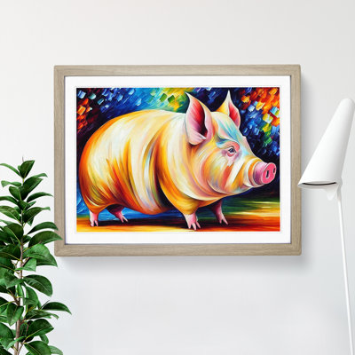 Pig Vol.2 - Single Picture Frame Painting