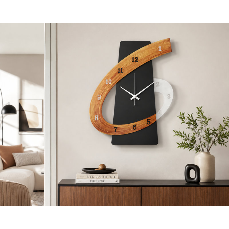 Grande horloge murale décorative moderne