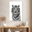 Tigre du Bengale monochrome Brampt-108441928
