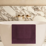 Egyptian Cotton Soft Border Bath Mat