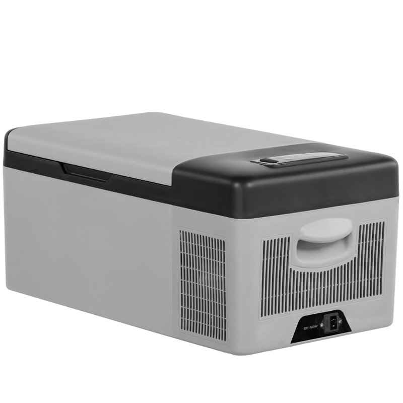 Compact Silver Smart Portable Car Refrigerator for RV