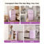 BANGSON Top Freezer Freestanding Mini Fridge