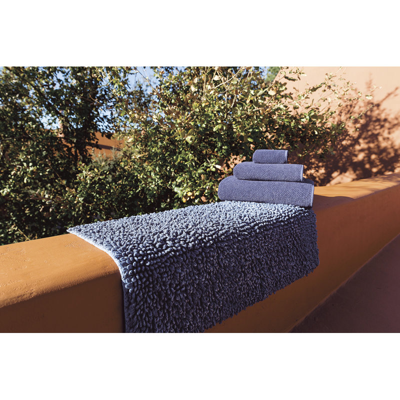 Twist Bath Rug, 24" W x 39" L, Navy