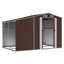Brason Garden Shed 277x192.5x179 cm Galvanised Steel-1367526794