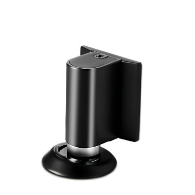 2 Pack Magnetic Door Stopper, Black