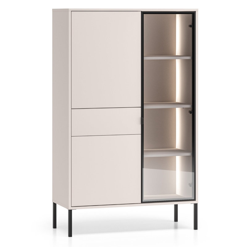Display Cabinet, Beige
