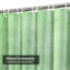 Rideau de douche vert clair avec 12 crochets-1095852732
