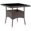 Clorinda Square Wicker Outdoor Dining Table , 80cm cm W 80cm cm D-1531106228