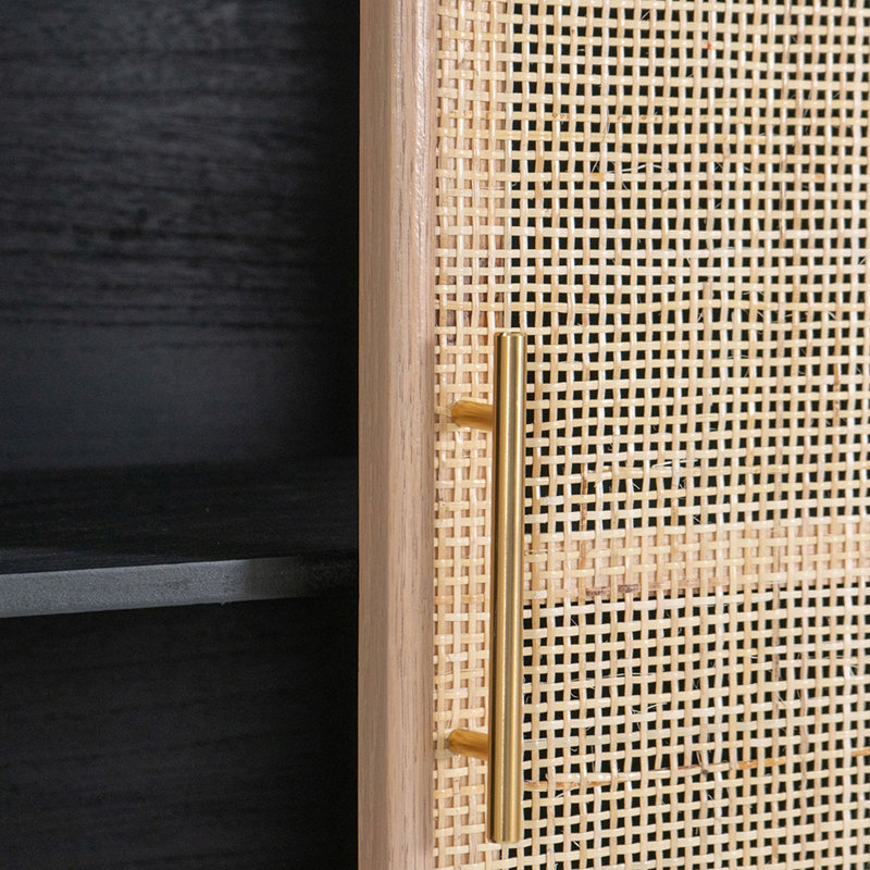 Jolene Accent Cabinet, Black