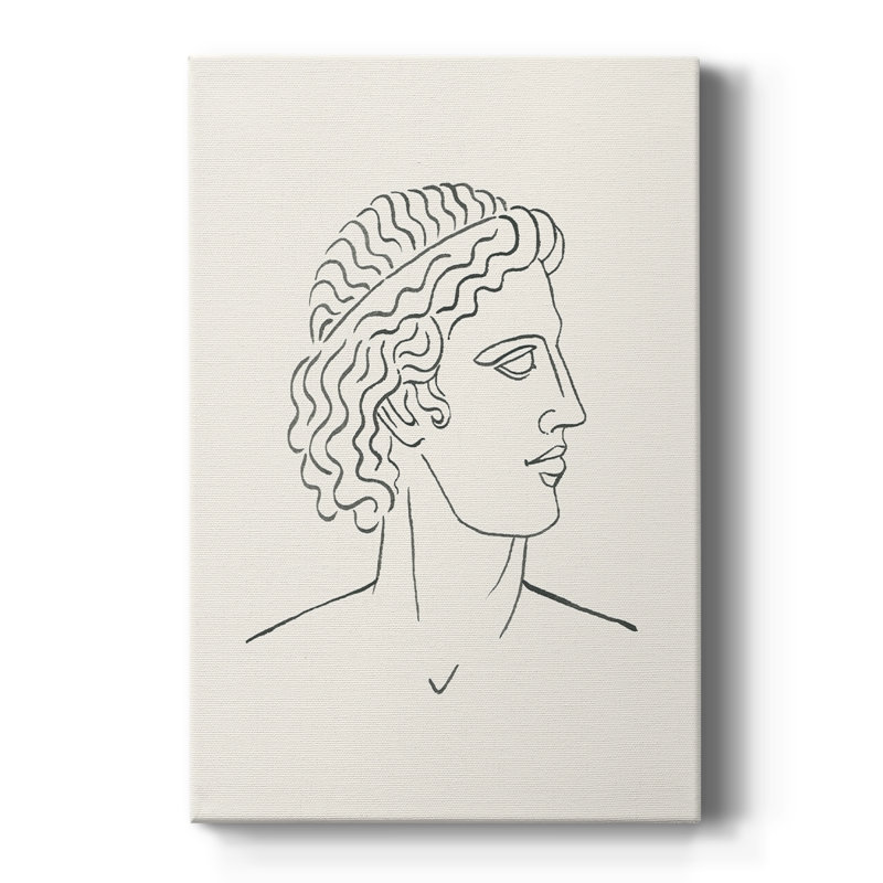 Bustes grecs I - galerie Cavas sur mesure, H 36 po x l 24 po