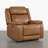 Zero Wall Genuine Leather Power Recliner With Power Headrest-2126417681