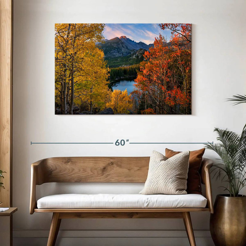 Bear Lake en automne, H 30 po x l 45 po