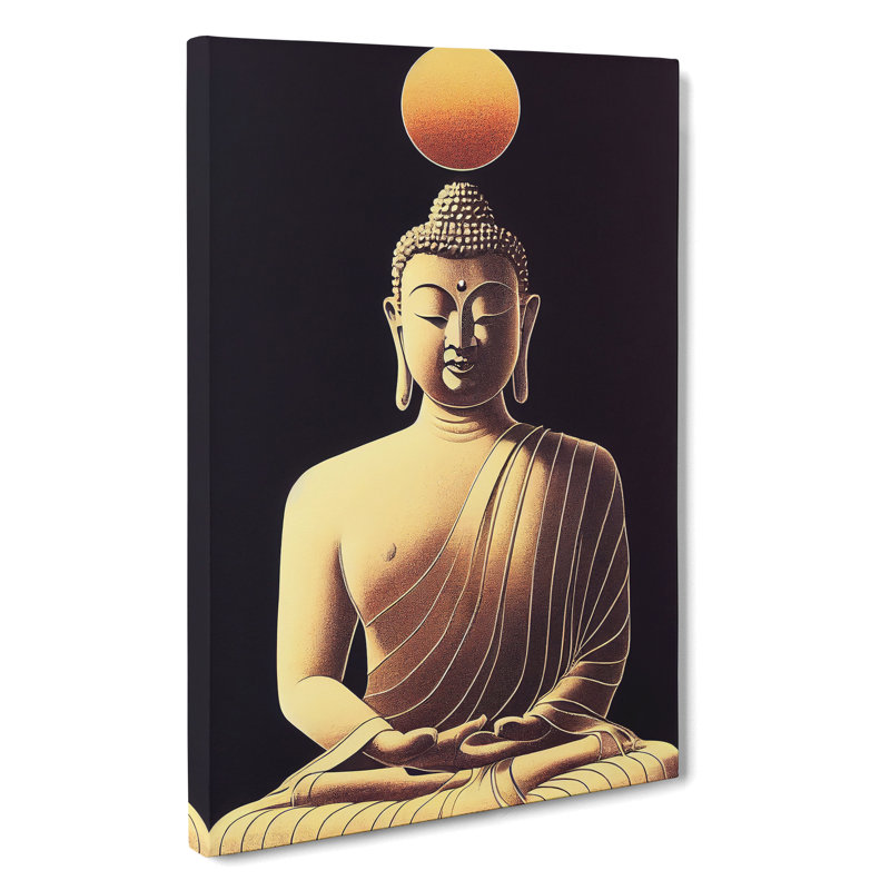 Buddha Under The Sun - Wrapped Canvas, 60cm H x 40cm W x 3cm D