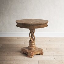 California Made Knotty Rustic Alder Wood Storage End Table with Drawer in  Rustic Coffee Finish, ODC Products