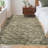  Washable Rugs for Living Room, Non Slip Low Pile Vintage Area Rugs for Bedroom, Stain Resistant Contemporary Foldable Neutral Soft Carpet, Indoor Distressed Floor Mats-798257902-804640064