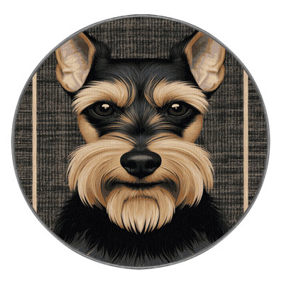 Tapis lavable pour chiens Affenpinscher