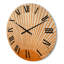 Horloge murale en bois Sun Print III-63902460