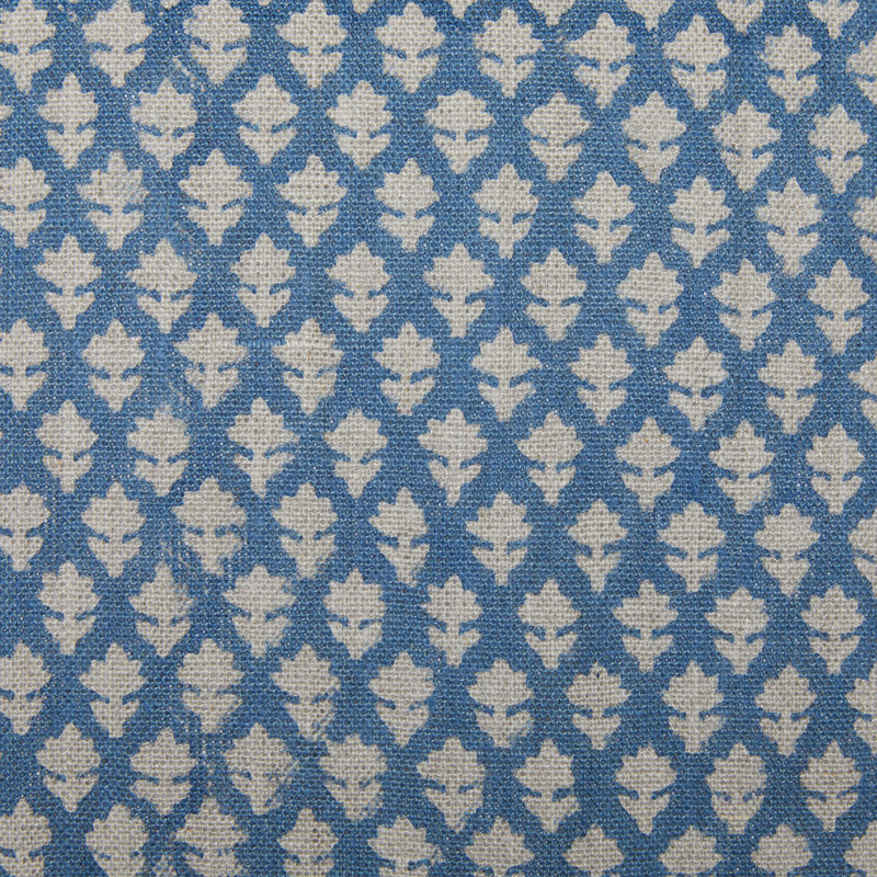 Mini Flower Pillow Cover - 22" x 22", Blue Floral
