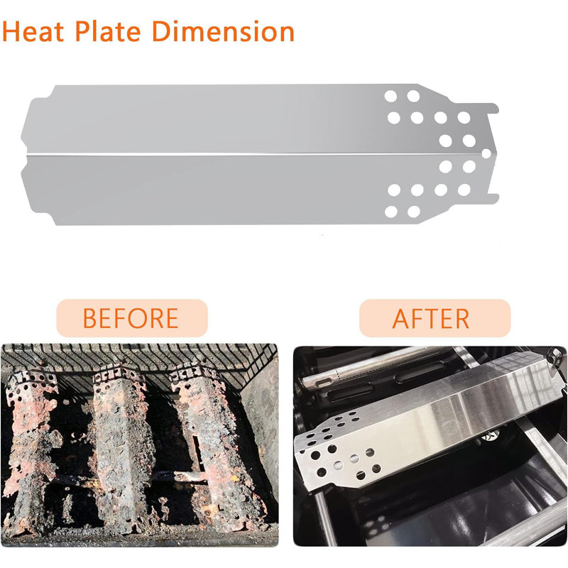 Quickflame 4 in. W x 13 in. D Replacement Grill Burner