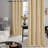 Deconovo 100% Blackout Grommet Curtain Panels with Liner, Thermal Insulated Room Darkening Curtains (Set of 2)-75195035-75195021