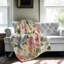 Palette pastel Rose Garden - couverture en sherpa de qualité supérieure 1 pièce - reproduction d'art luxueuse-97195718