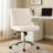 Rio Adjustable Height Office Chair, Cream Boucle, Chrome, Nylon Casters-117561145