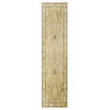 Antique Chinese - Mongolian Hallway Runner Wool Ivory Rug
